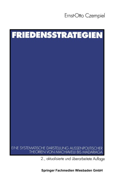 Friedensstrategien - Ernst-Otto Czempiel