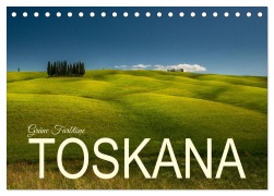Cover-Bild zum Titel 'Grüne Farbtöne Toskana (Tischkalender 2026 DIN A5 quer), CALVENDO Monatskalender' von 'Photostravellers Photostravellers'