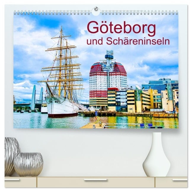 Göteborg und Schäreninseln (hochwertiger Premium Wandkalender 2026 DIN A2 quer), Kunstdruck in Hochglanz - Solveig Rogalski