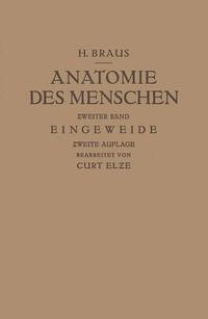 Anatomie des Menschen - Hermann Braus