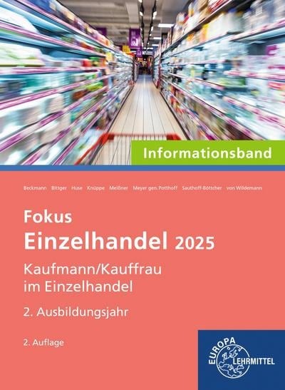 Fokus Einzelhandel 2025, 2. Ausbildungsjahr - Patrick Meissner, Stefan Sauthoff-Böttcher, Karin Huse, Daniel Knüppe, Felix Beckmann