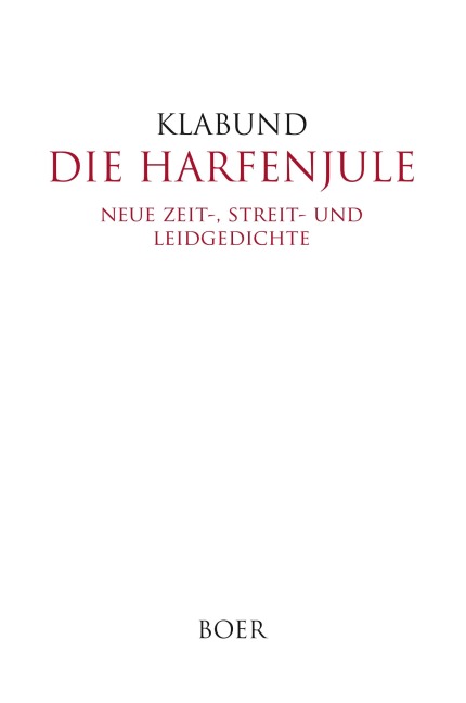 Die Harfenjule - Alfred Henschke Klabund