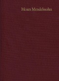 Cover-Bild zum Titel 'Moses Mendelssohn: Gesammelte Schriften. Jubiläumsausgabe / Band 9,2: Schriften zum Judentum III,2' von 'Moses Mendelssohn'