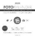 Foto-Bastelkalender weiß 2025 - Do it yourself calendar 21x22 cm - datiert - Kreativkalender - Foto-Kalender - Alpha Edition - 