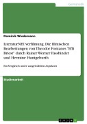 Cover-Bild zum Titel 'LiteraturNEUverfilmung' von 'Dominik Wiedemann'