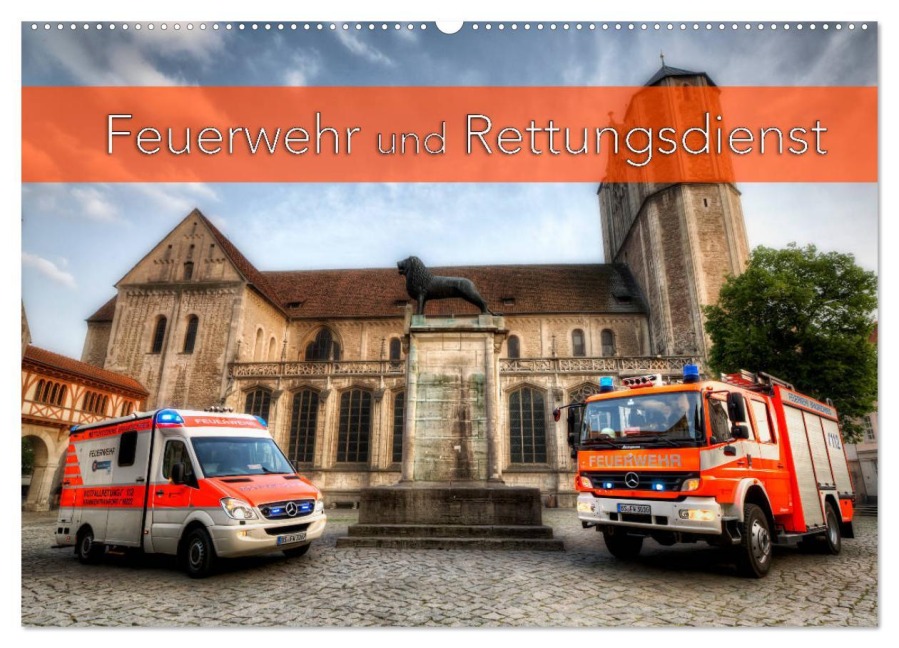 Feuerwehr und Rettungsdienst (Wandkalender 2026 DIN A2 quer), CALVENDO Monatskalender - Markus Will