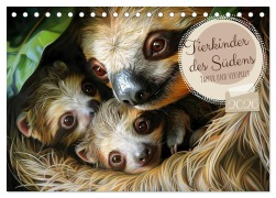 Cover-Bild zum Titel 'Tierkinder des Südens (Tischkalender 2026 DIN A5 quer), CALVENDO Monatskalender' von 'Daniela Tapper'