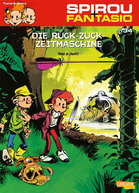 Spirou und Fantasio 34: Die Ruck-Zuck-Zeitmaschine - Janry, Tome