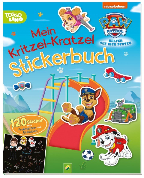 PAW Patrol Mein Kritzel-Kratzel Stickerbuch mit Bambus-Stick - Luise Holthausen