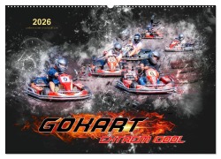 Cover-Bild zum Titel 'GoKart - extrem cool (Wandkalender 2026 DIN A2 quer), CALVENDO Monatskalender' von 'Peter Roder'
