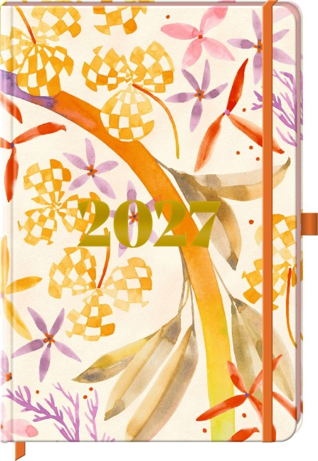 Wochenkalender 2027 - Orange -  Wochenkalender 2027 - Orange -
