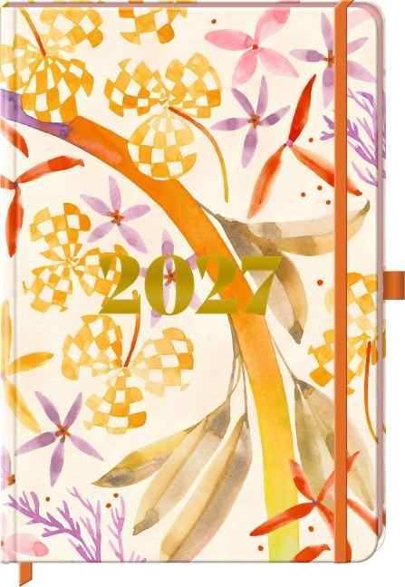 Wochenkalender 2027 - Orange - 