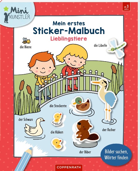 Mein erstes Sticker-Malbuch: Lieblingstiere - 