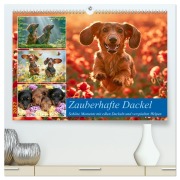 Cover-Bild zum Titel 'Zauberhafte Dackel (hochwertiger Premium Wandkalender 2027 DIN A2 quer), Kunstdruck in Hochglanz' von 'Steffen Gierok-Latniak'