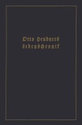 Cover-Bild zum Titel 'Otto Heubners Lebenschronik' von 'Otto Heubner'