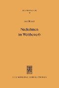 Cover-Bild zum Titel 'Nachahmen im Wettbewerb' von 'Axel Beater'