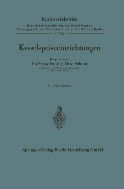 Kesselspeiseeinrichtungen - 