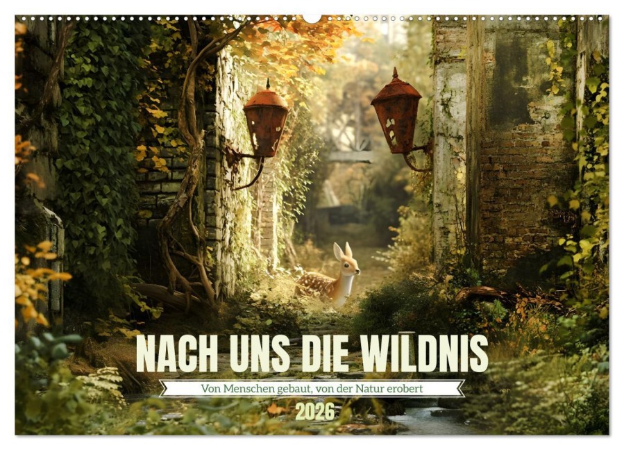 Nach uns die Wildnis (Wandkalender 2026 DIN A2 quer), CALVENDO Monatskalender - Daniela Tapper
