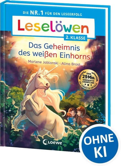 Leselöwen 2. Klasse - Das Geheimnis des weißen Einhorns - Marlene Jablonski