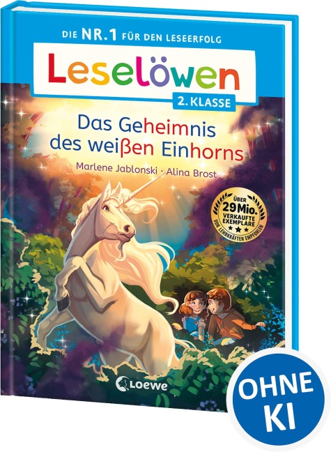 Leselöwen 2. Klasse - Das Geheimnis des weißen Einhorns - Marlene Jablonski
