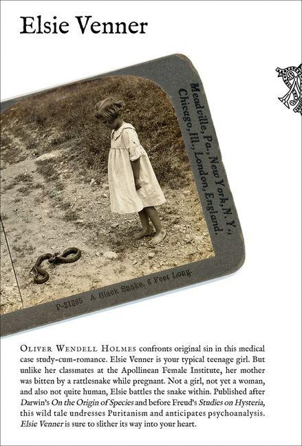 Elsie Venner - Oliver Wendell Holmes