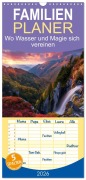 Familienplaner 2026 - Wo Wasser und Magie sich vereinen mit 5 Spalten (Wandkalender, 21 x 45 cm) CALVENDO - Steffen Gierok-Latniak