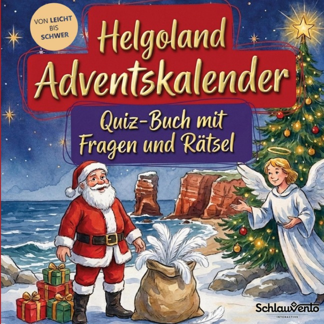 Helgoland-Adventskalender: Quiz-Buch mit Fragen und Rätsel - Schlauvento Interactive
