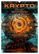 Cover-Bild zum Titel 'KRYPTO Cooler Terminplaner (Wandkalender 2026 DIN A3 hoch), CALVENDO Monatskalender' von 'Melanie Viola'