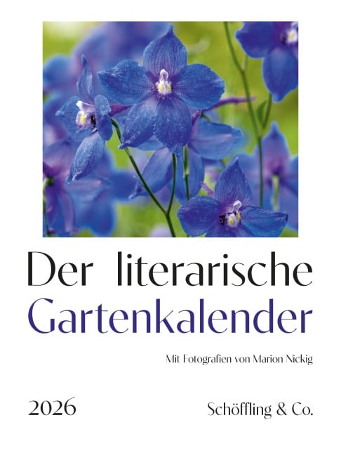 Der literarische Gartenkalender 2026 - 