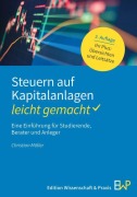 Cover-Bild zum Titel 'Steuern auf Kapitalanlagen - leicht gemacht' von 'Christian Möller'
