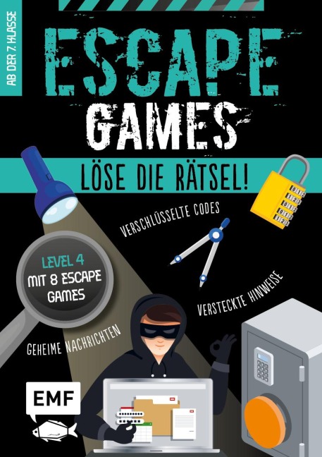 Escape Games Level 4 (türkis) - Löse die Rätsel! - 8 Escape Games ab der 7. Klasse - Olivier Lefebvre, Jean-Baptiste Civet
