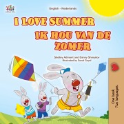 Cover-Bild zum Titel 'I Love Summer (English Dutch Bilingual Children's Book)' von 'Shelley Admont, Danny Shmuilov, Kidkiddos Books'
