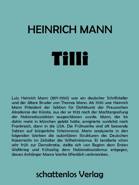 Tilli - Heinrich Mann