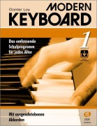Cover-Bild zum Titel 'Modern Keyboard 1 (mit Audio-Download)' von 'Günter Loy'