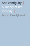 Cover-Bild zum Titel 'Anti-Contiguity' von 'Jason Kandybowicz'