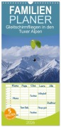 Cover-Bild zum Titel 'Familienplaner 2026 - Gleitschirmfliegen in den Tuxer Alpen mit 5 Spalten (Wandkalender, 21 x 45 cm) CALVENDO' von 'Babett Paul - Babetts Bildergalerie'
