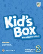 Cover-Bild zum Titel 'Kid's Box New Generation Level 2 Activity Book with Digital Pack British English' von 'Caroline Nixon, Michael Tomlinson'