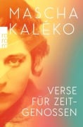 Cover-Bild zum Titel 'Verse für Zeitgenossen' von 'Mascha Kaléko'
