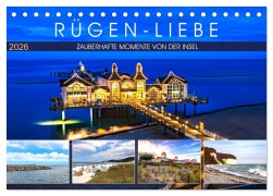 Cover-Bild zum Titel 'RÜGEN-LIEBE (Tischkalender 2026 DIN A5 quer), CALVENDO Monatskalender' von 'Andrea Dreegmeyer'