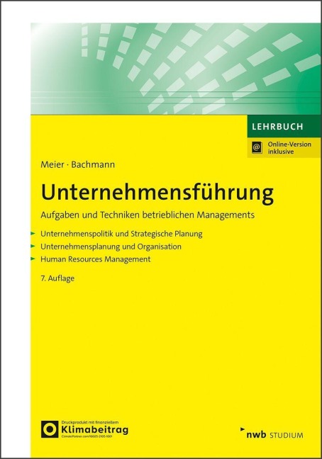 Unternehmensführung - Harald Meier