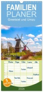 Cover-Bild zum Titel 'Familienplaner 2026 - Greetsiel und Umzu mit 5 Spalten (Wandkalender, 21 x 45 cm) CALVENDO' von 'Andrea Dreegmeyer'