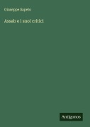 Cover-Bild zum Titel 'Assab e i suoi critici' von 'Giuseppe Sapeto'