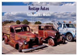 Rostige Autos. Faszination U.S. Wracks (Wandkalender 2025 DIN A2 quer), CALVENDO Monatskalender - Elisabeth Stanzer