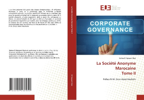 La Société Anonyme Marocaine Tome II - Selma El Hassani Sbai