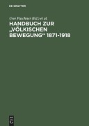 Cover-Bild zum Titel 'Handbuch zur "Völkischen Bewegung" 1871-1918' von ''