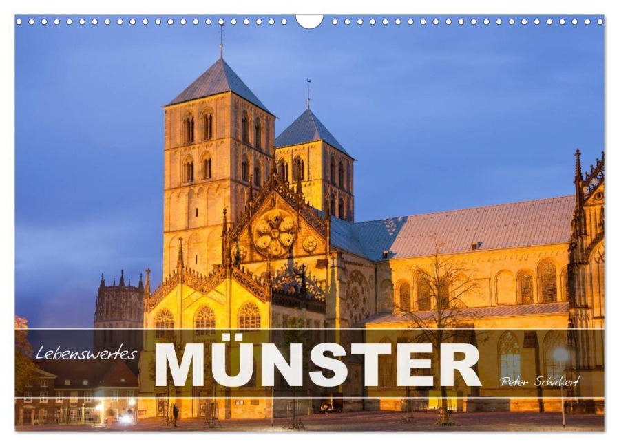 Lebenswertes Münster (Wandkalender 2027 DIN A3 quer), CALVENDO Monatskalender - Peter Schickert