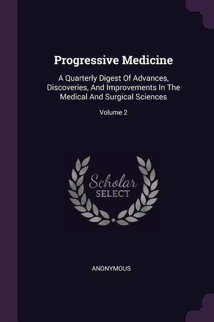 Progressive Medicine - Anonymous