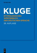 Cover-Bild zum Titel 'Etymologisches Wörterbuch der deutschen Sprache' von 'Friedrich Kluge'