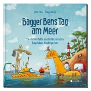 Cover-Bild zum Titel 'Bagger Bens Tag am Meer' von 'Dörte Horn'