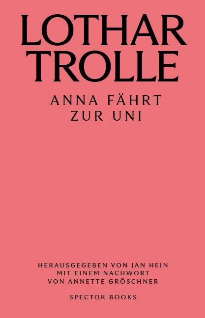 Anna fährt zur Uni - Lothar Trolle